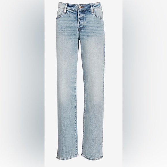Express Denim - Express relaxed fit straight jean- size 8S